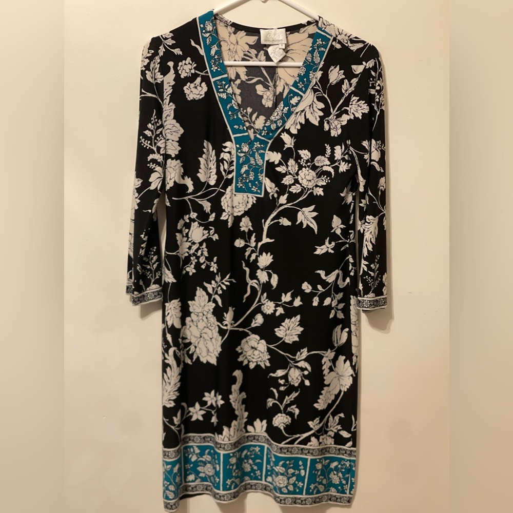 Donna Morgan Floral Midi Dress